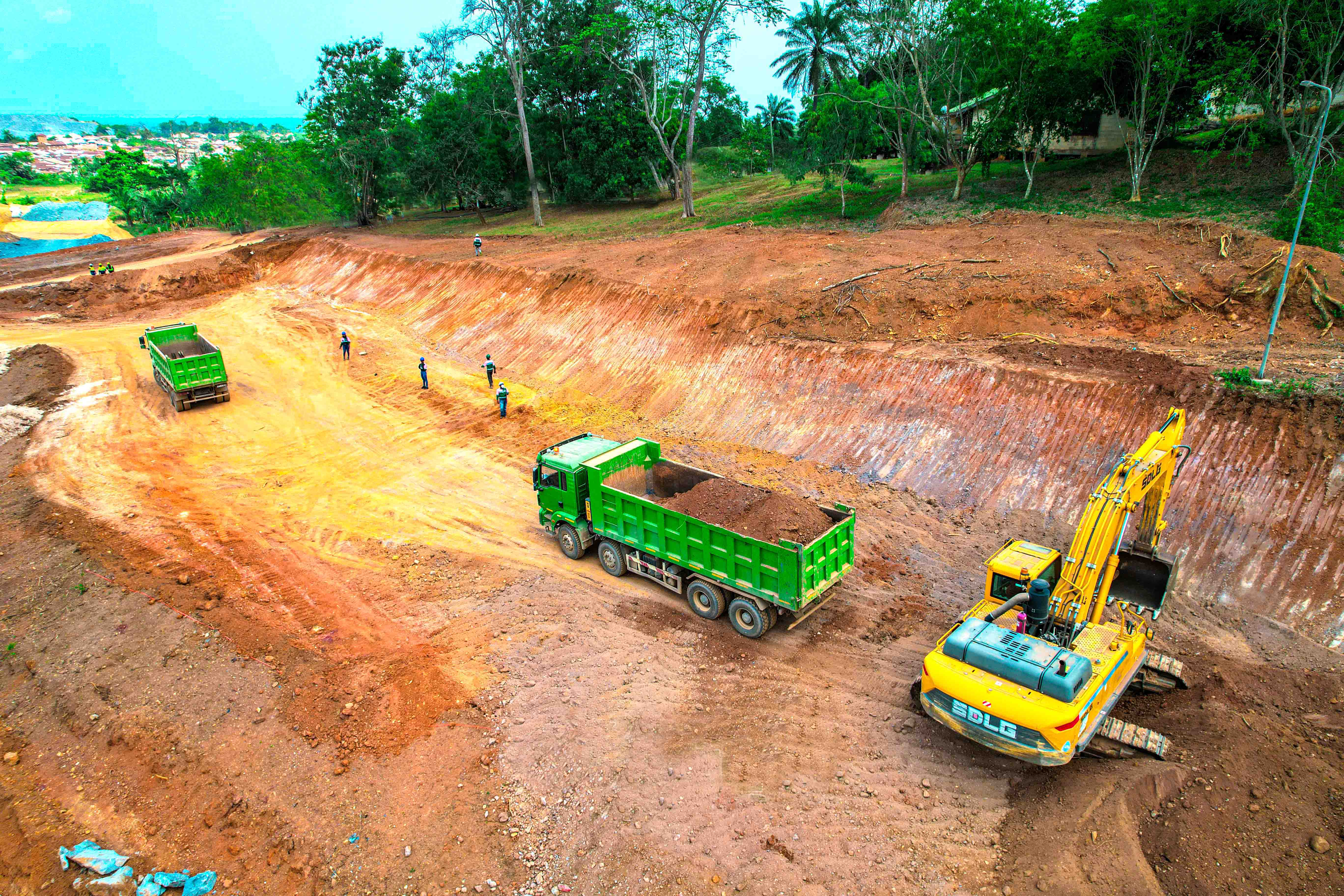 Aerial road infrastructure