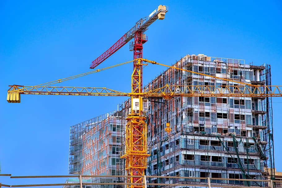 Crane and structure construction